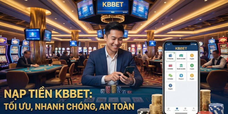 HƯỚNG DẪN CÁC BƯỚC NẠP TIỀN KBBET CHI TIẾT